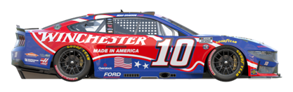 Winchester and the No. 10 Ford Mustang Dark Horse to Race at the Ally 400 in Nashville